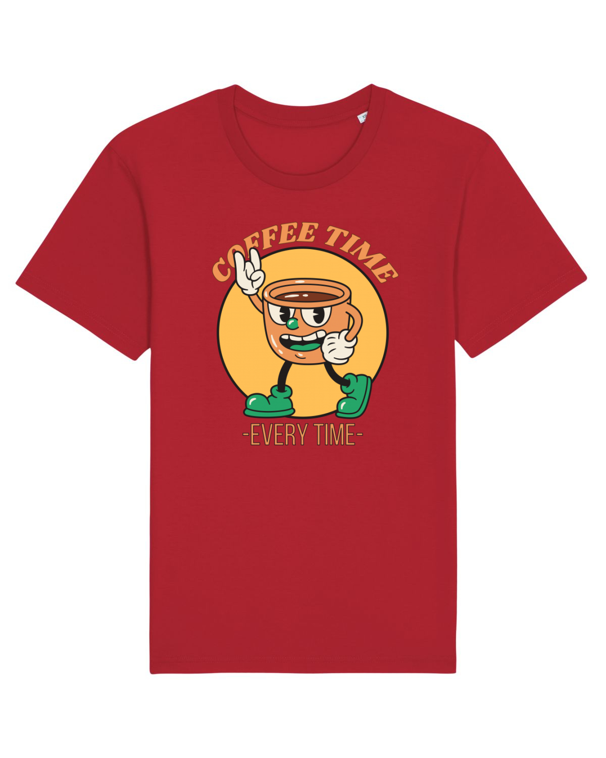 Tricou mânecă scurtă Unisex Rocker Red