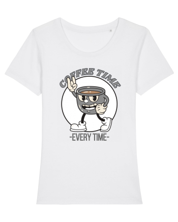 Coffee Time Every Time White
