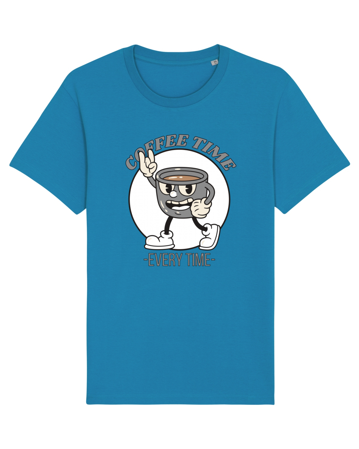 Tricou mânecă scurtă Unisex Rocker Azur