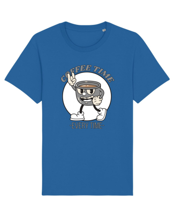 Coffee Time Every Time Royal Blue