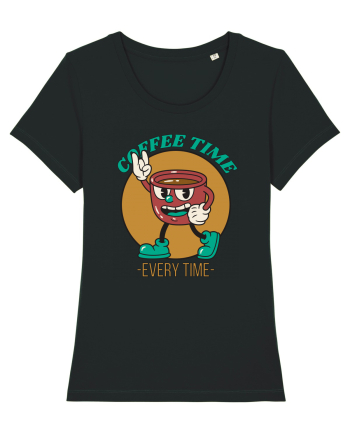 Coffee Time Every Time Black