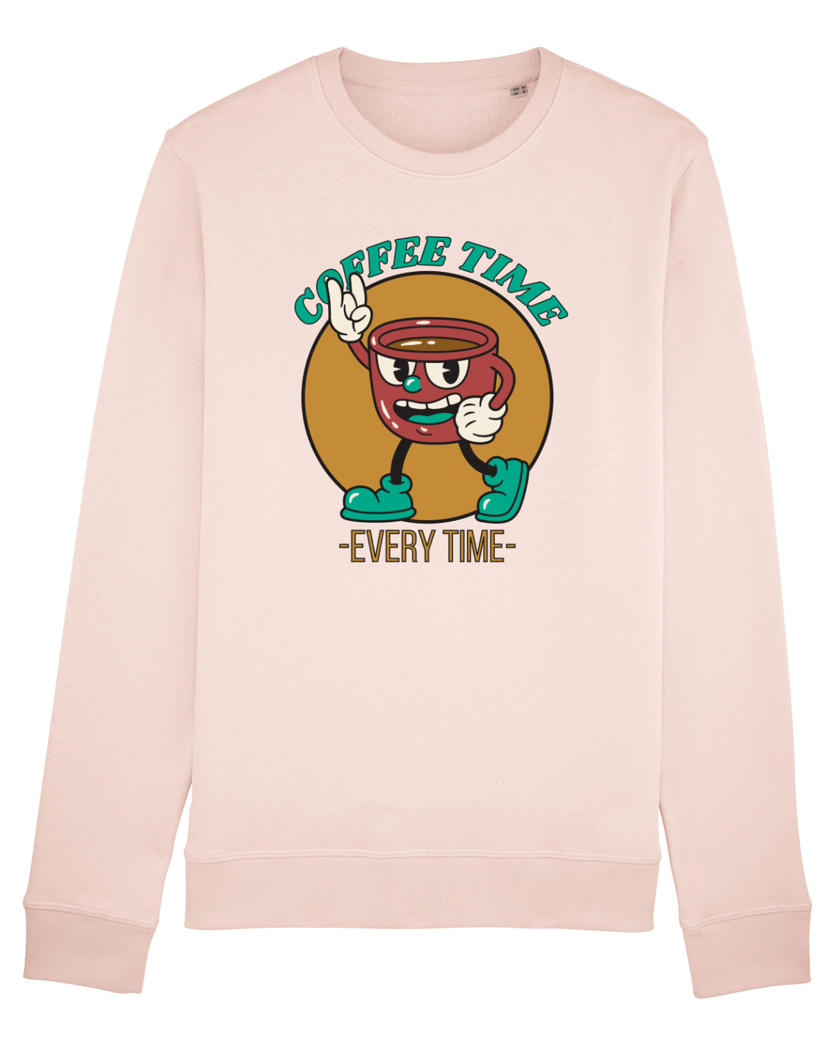 Bluză mânecă lungă Unisex Rise Candy Pink