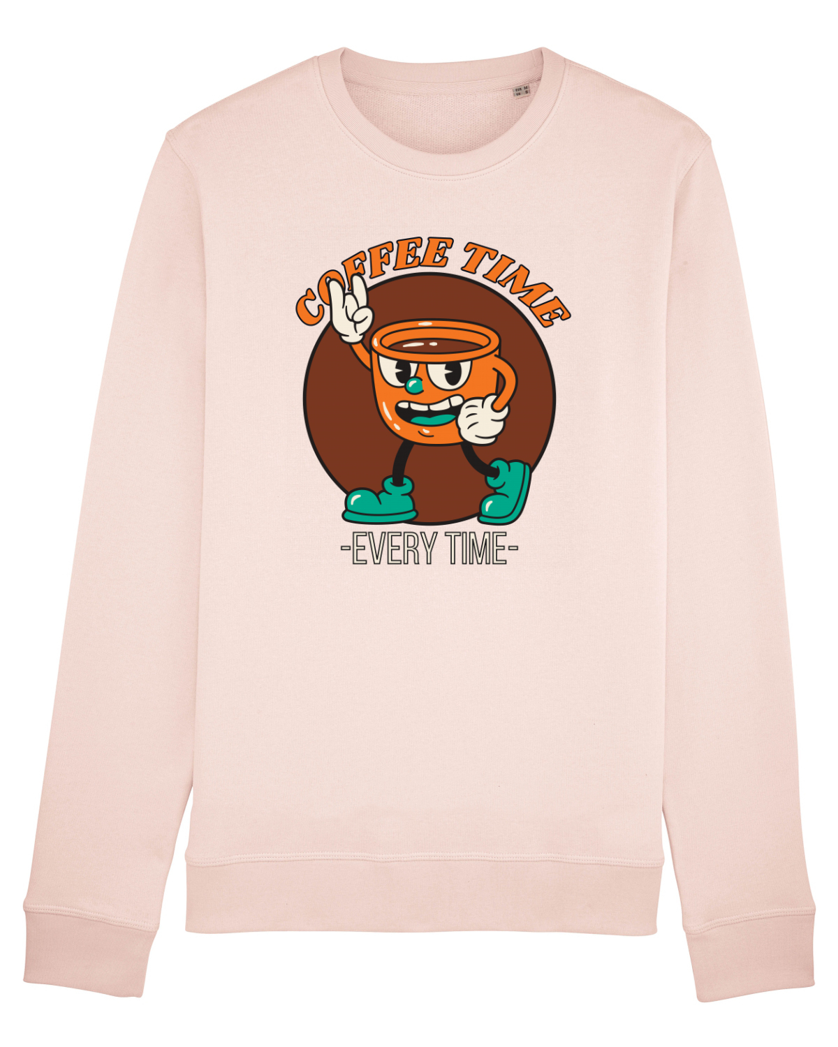 Bluză mânecă lungă Unisex Rise Candy Pink