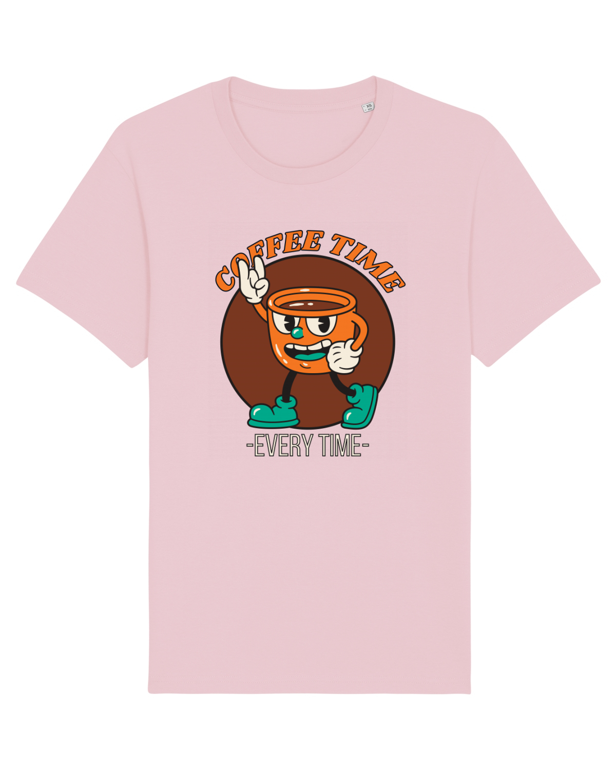 Tricou mânecă scurtă Unisex Rocker Cotton Pink