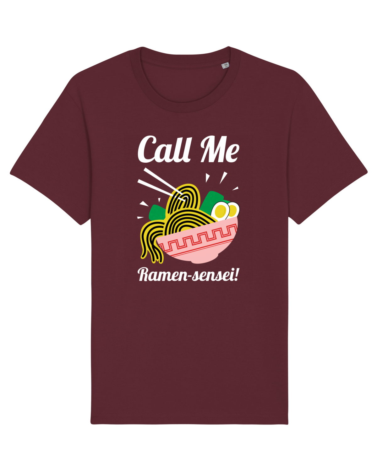 Tricou mânecă scurtă Unisex Rocker Burgundy