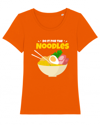 Do it for the Noodles Bright Orange