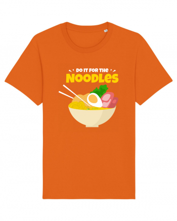 Do it for the Noodles Bright Orange