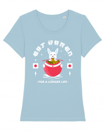Eat Ramen for a longer life Sky Blue