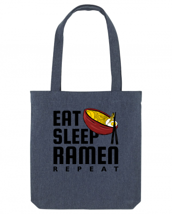 Eat Sleep Ramen Repeat Midnight Blue