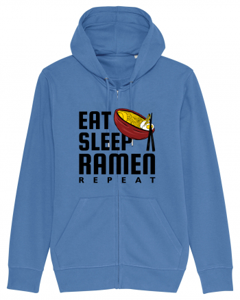 Eat Sleep Ramen Repeat Bright Blue