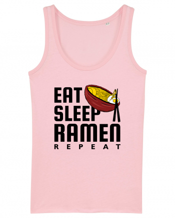 Eat Sleep Ramen Repeat Cotton Pink