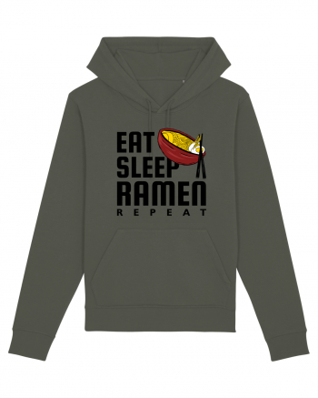 Eat Sleep Ramen Repeat Khaki