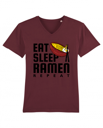 Eat Sleep Ramen Repeat Burgundy