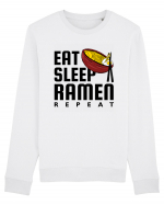 Eat Sleep Ramen Repeat Bluză mânecă lungă Unisex Rise