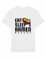 Eat Sleep Ramen Repeat Tricou mânecă scurtă Unisex Rocker