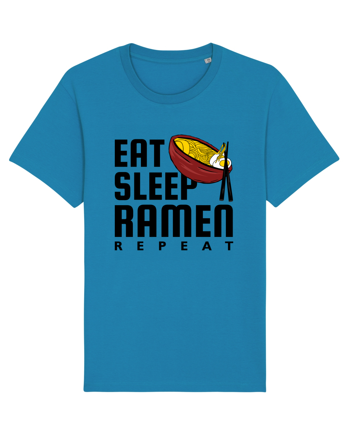 Tricou mânecă scurtă Unisex Rocker Azur