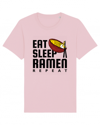 Eat Sleep Ramen Repeat Cotton Pink