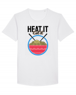 Heat it Eat it Tricou mânecă scurtă guler larg Bărbat Skater