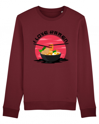 I Love Ramen Burgundy