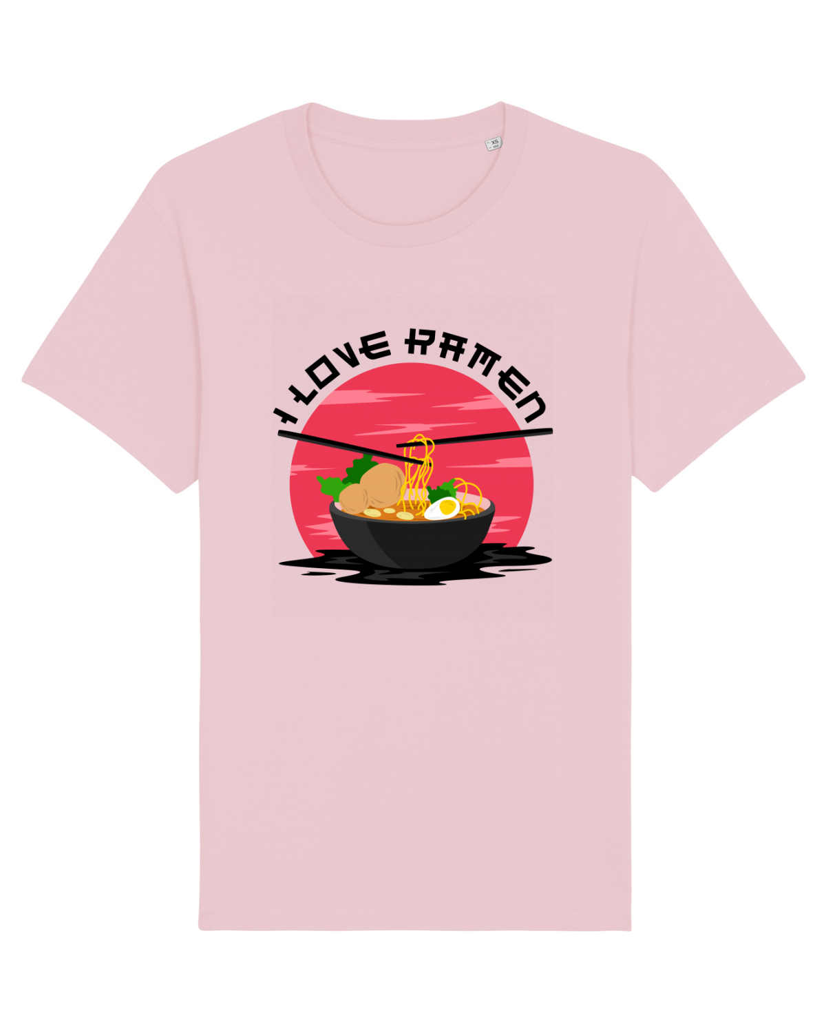 Tricou mânecă scurtă Unisex Rocker Cotton Pink