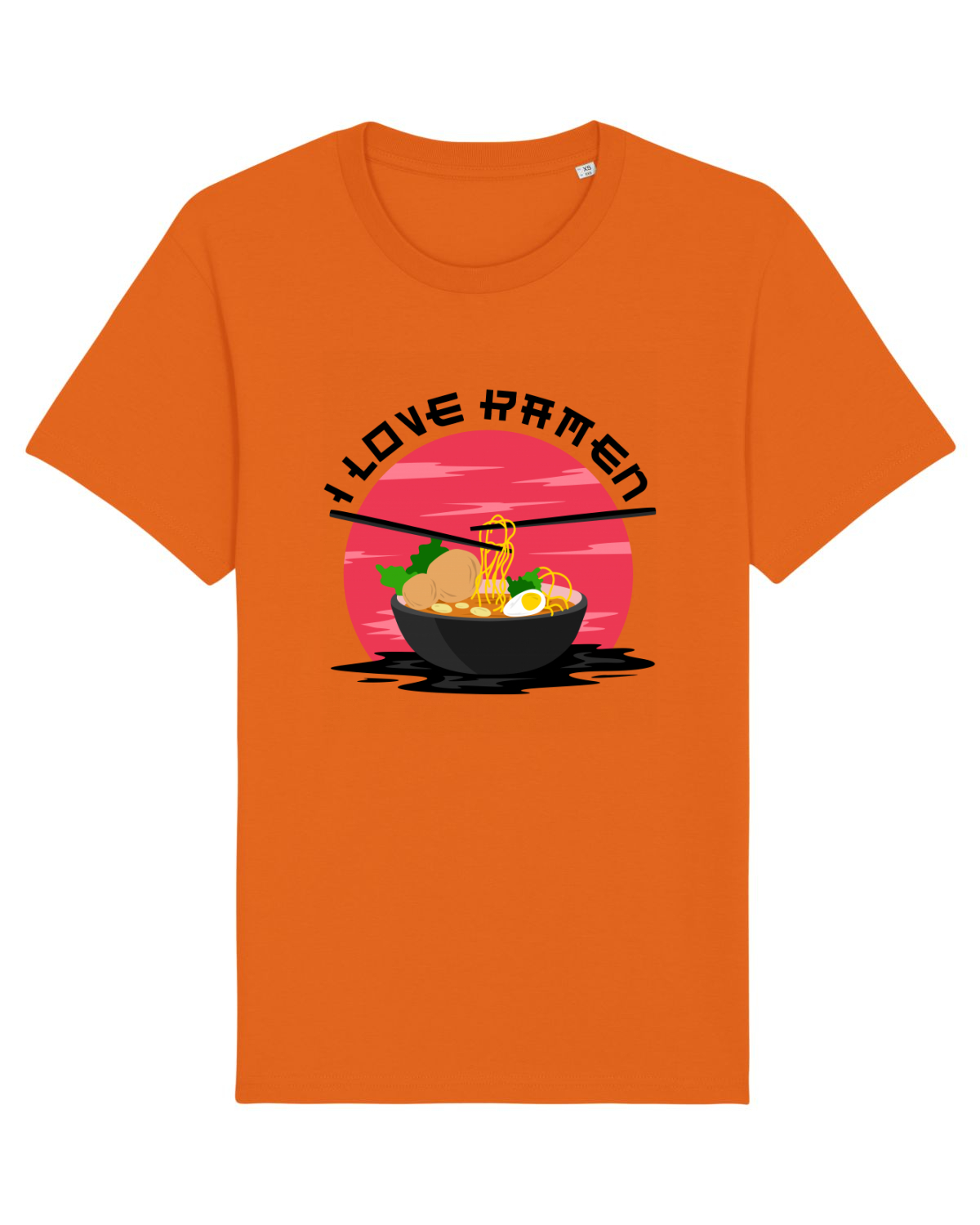 Tricou mânecă scurtă Unisex Rocker Bright Orange