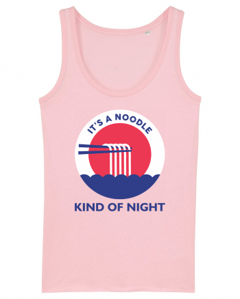 Its a Noodle Kind of Night Cotton Pink