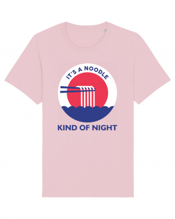 Its a Noodle Kind of Night Cotton Pink