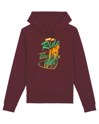 Born to Ride Burgundy