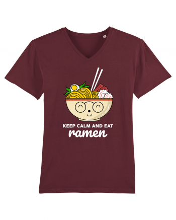 Keep Calm and Eat Ramen Burgundy