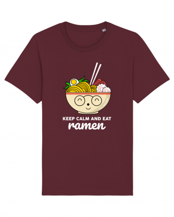 Keep Calm and Eat Ramen Burgundy