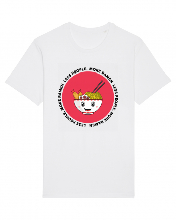Less People More Ramen White