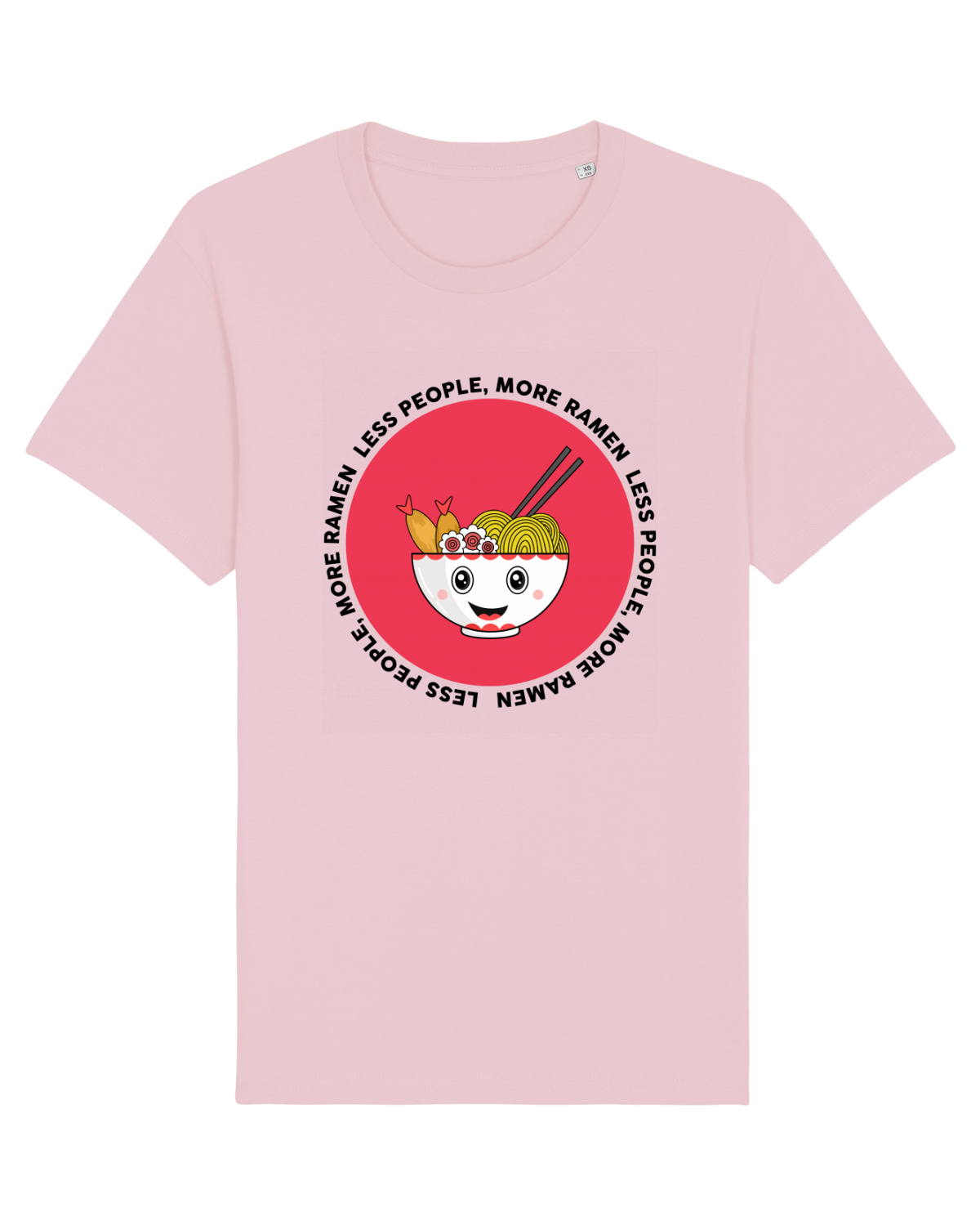 Tricou mânecă scurtă Unisex Rocker Cotton Pink