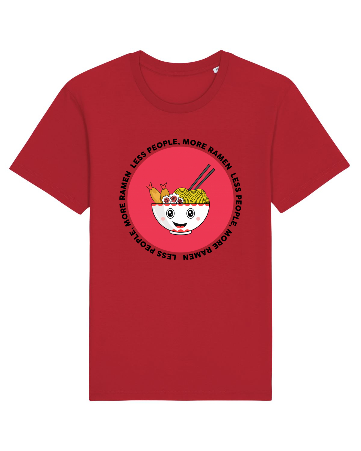 Tricou mânecă scurtă Unisex Rocker Red