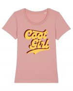 Cool Girl Tricou mânecă scurtă guler larg fitted Damă Expresser