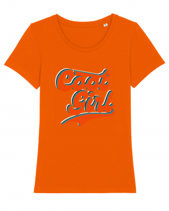 Cool Girl Bright Orange