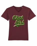 Cool Girl Tricou mânecă scurtă guler V Bărbat Presenter