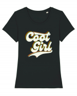 Cool Girl Tricou mânecă scurtă guler larg fitted Damă Expresser