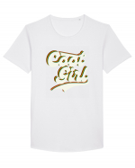 Cool Girl Tricou mânecă scurtă guler larg Bărbat Skater