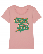 Cool Girl Tricou mânecă scurtă guler larg fitted Damă Expresser