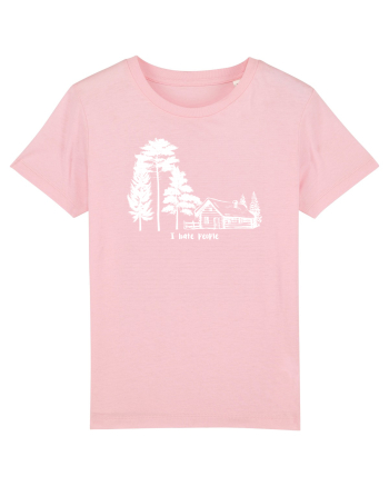 I hate people Cotton Pink