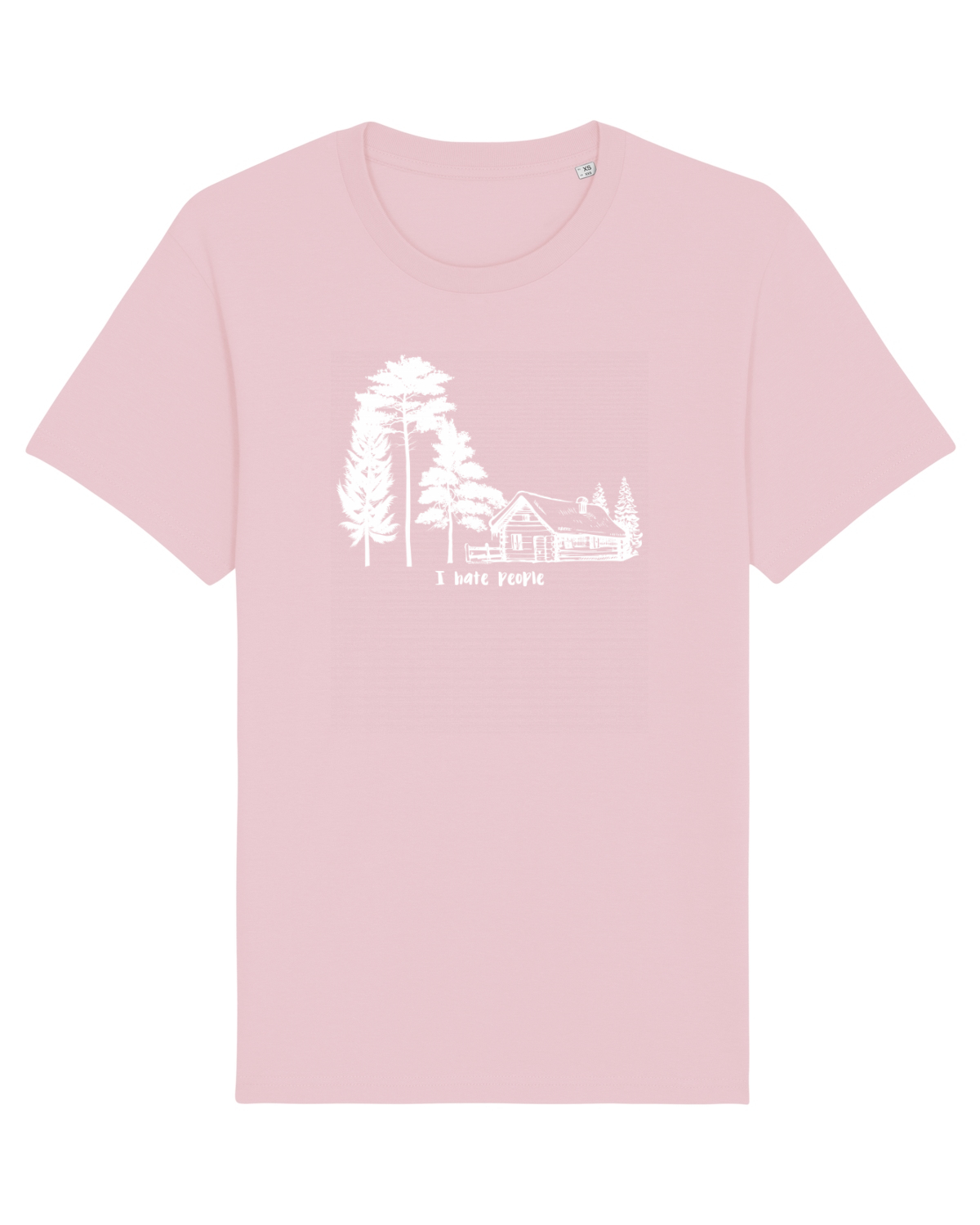 Tricou mânecă scurtă Unisex Rocker Cotton Pink