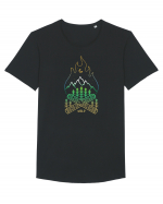 WILD Tricou mânecă scurtă guler larg Bărbat Skater