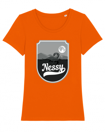 Retro Loch Ness Bright Orange