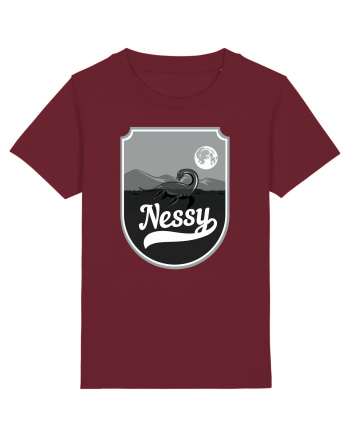 Retro Loch Ness Burgundy