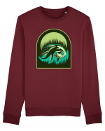 Retro Loch Ness Bluză mânecă lungă Unisex Rise