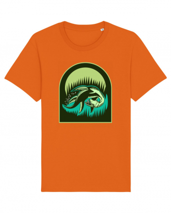 Retro Loch Ness Bright Orange