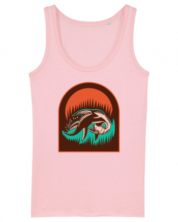 Retro Loch Ness Cotton Pink