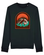 Retro Loch Ness Bluză mânecă lungă Unisex Rise