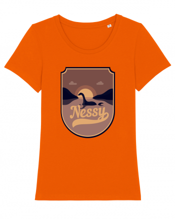 Retro Loch Ness Bright Orange