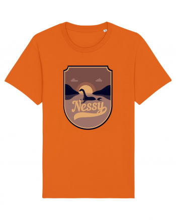 Retro Loch Ness Bright Orange